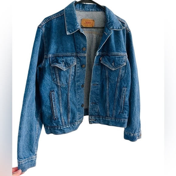 Vintage Levi’s 705 4 pocket chore work denim trucker jacket